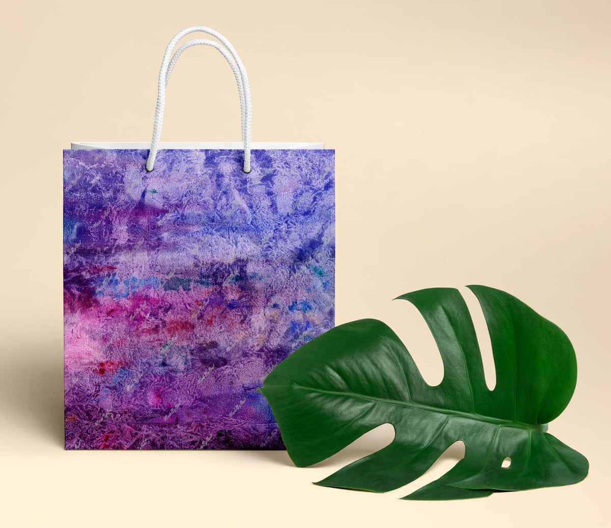 Purple and Pink Grunge Background, Distressed Texture
