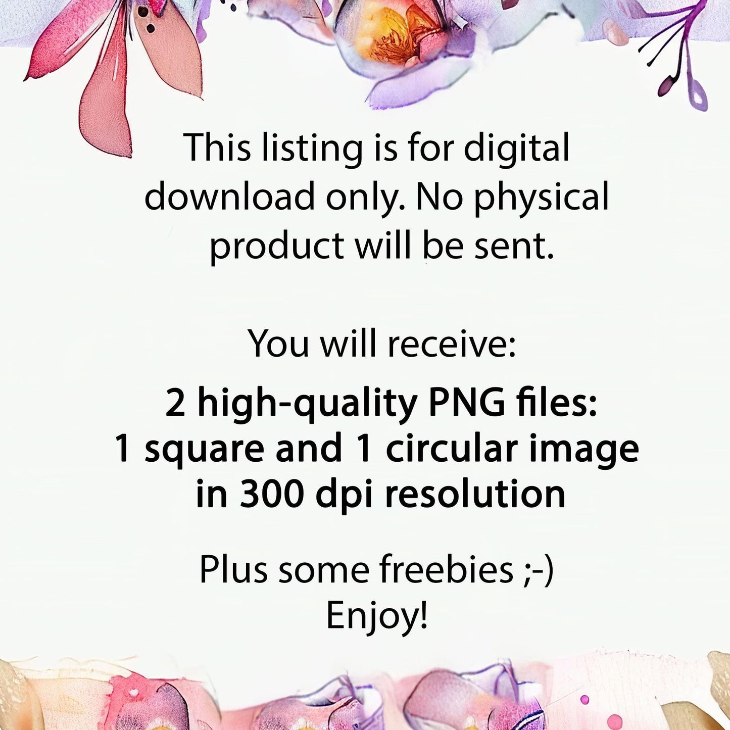 Floral Skull Wind Spinner Design – Sublimation PNG Download
