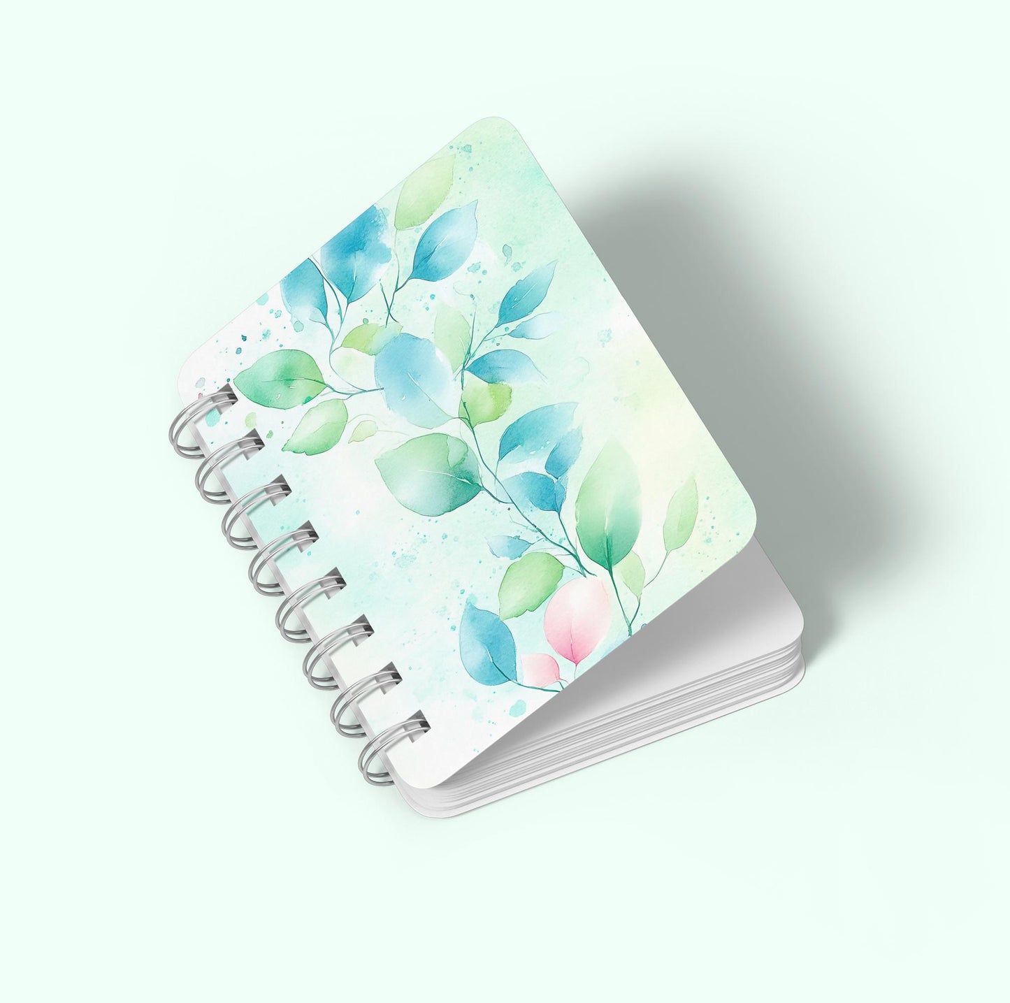 Green Floral Tileable Patterns, Greenery Backgrounds Digital Download