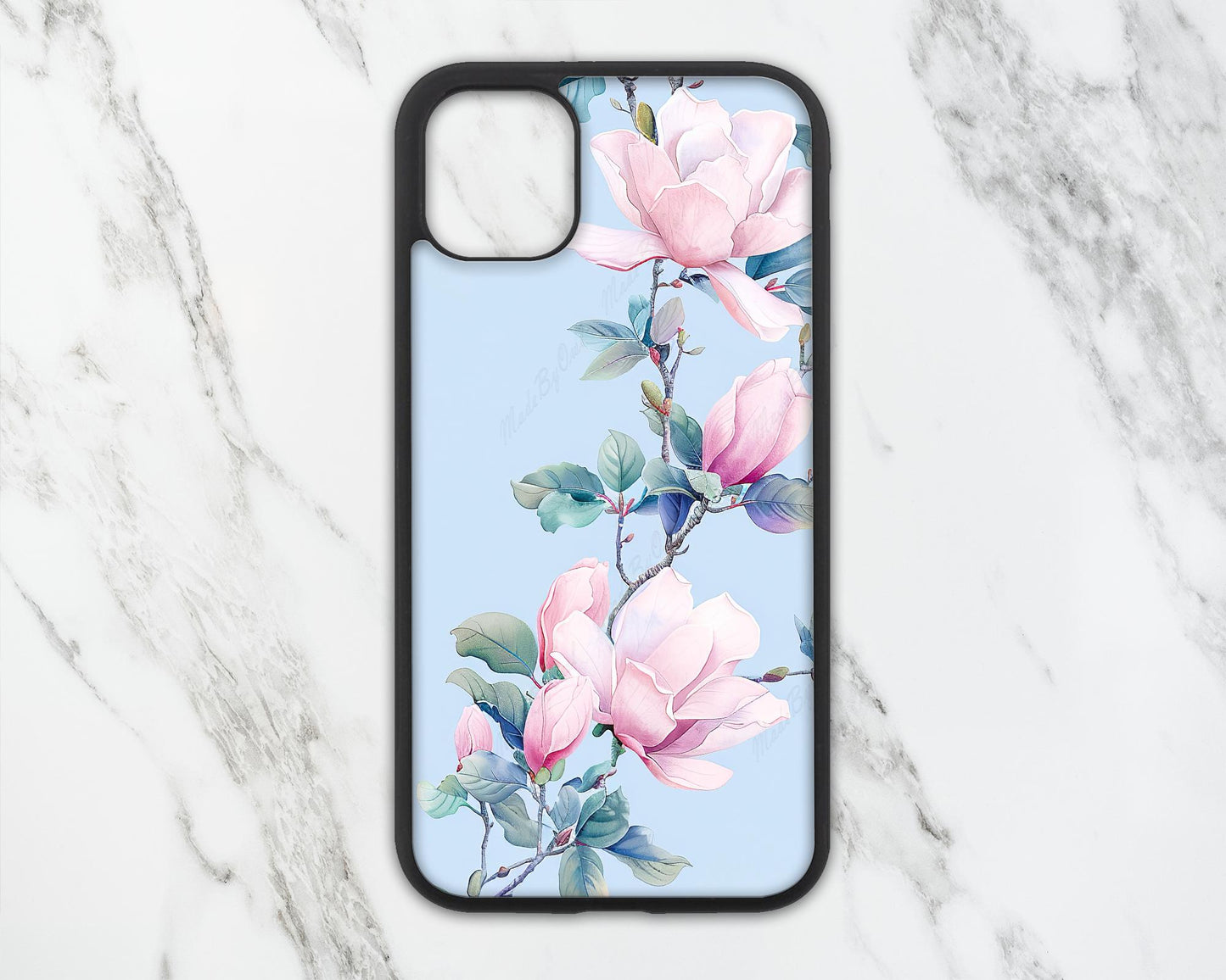 Magnolia Floral Tileable Pattern, Flower Backgrounds Digital Download