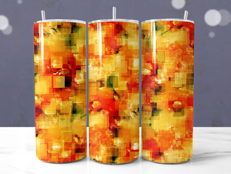 Abstract Tumbler Wraps
