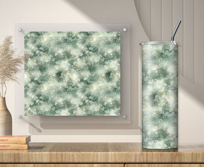 Patterned 20 oz Tumbler Wrap, Floral Sublimation Design