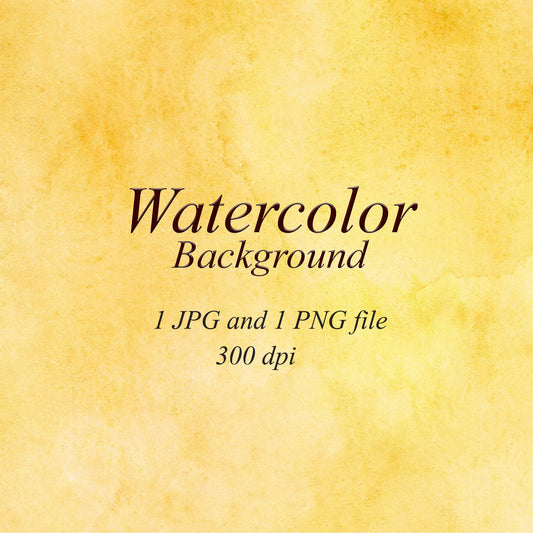 Yellow watercolor background, abstract watercolor texture