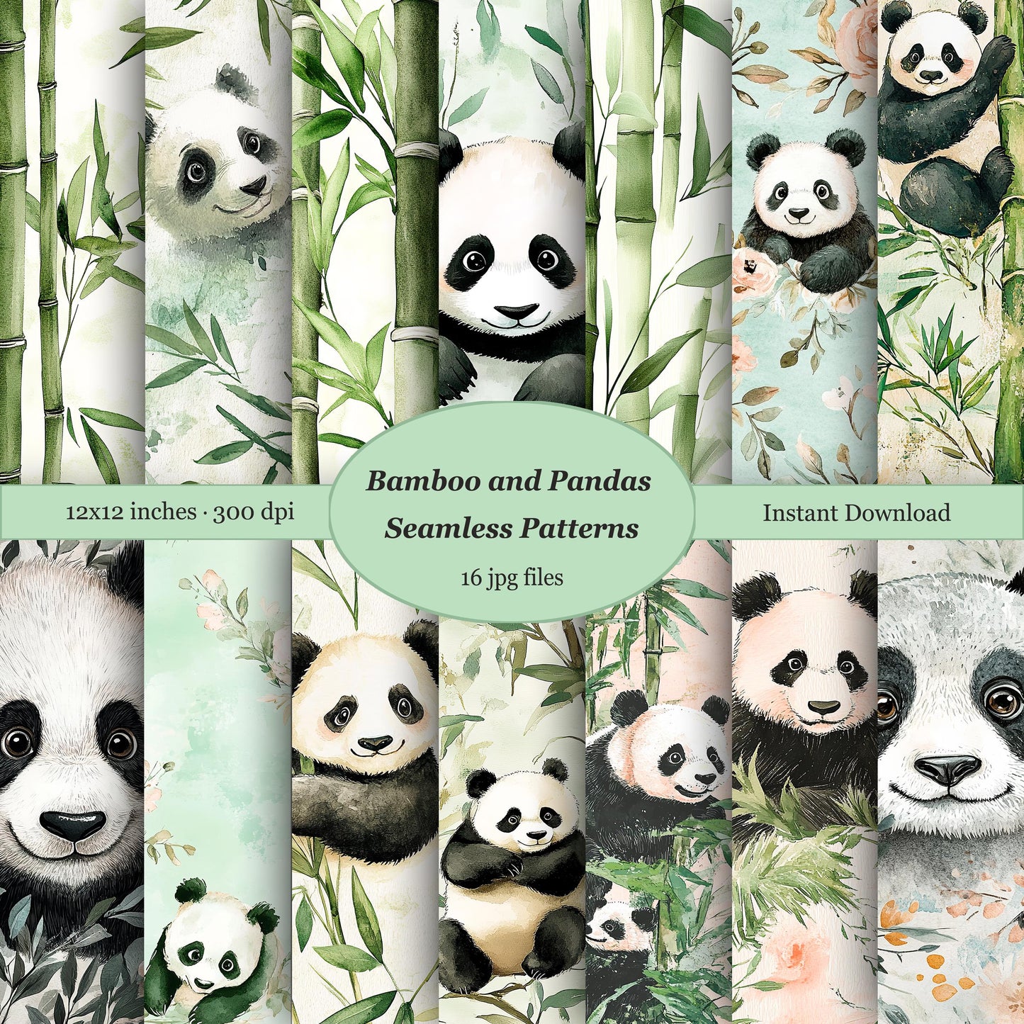 High-resolution bamboo and panda from ByOwlStudio. Instant download, ready for personal or commercial use.