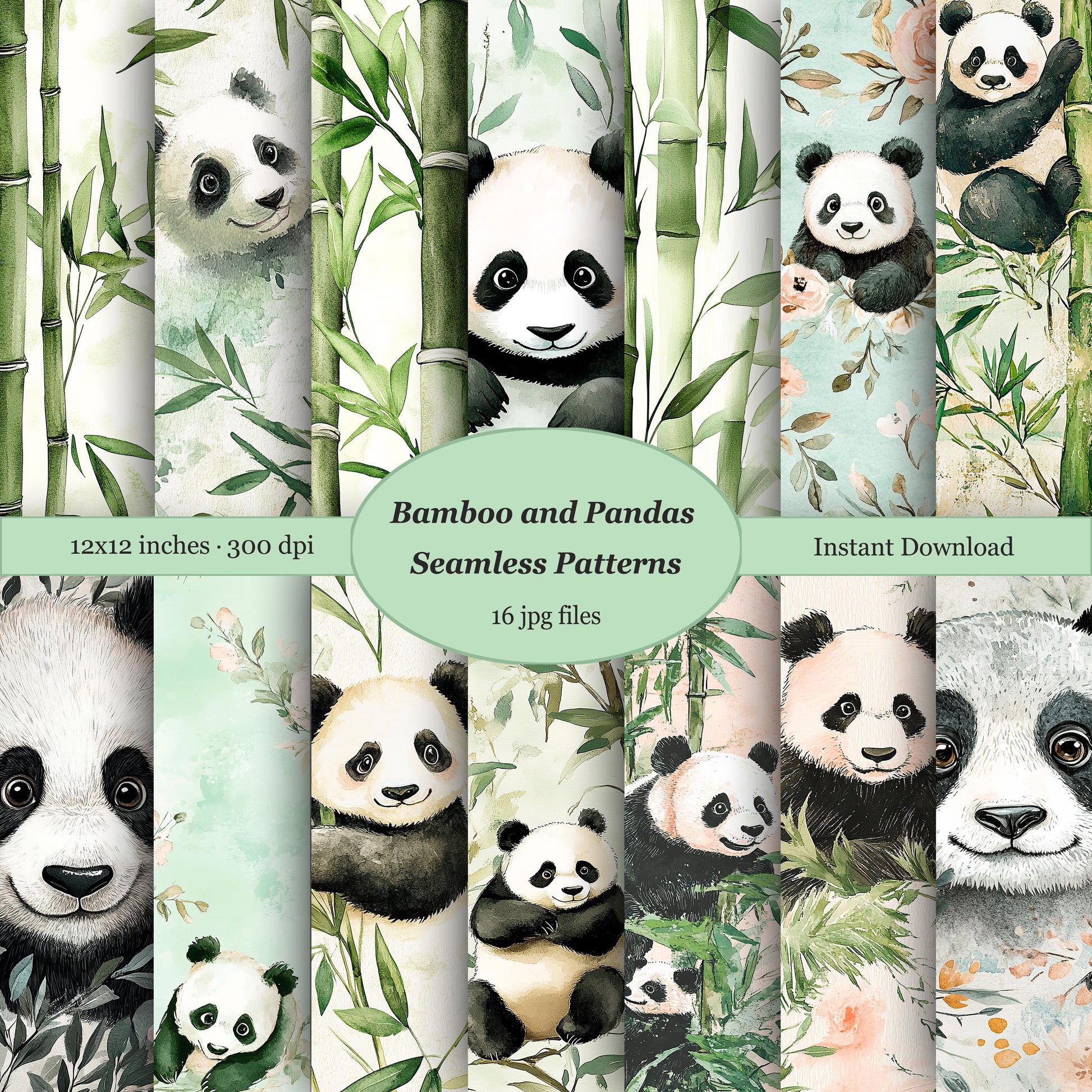 High-resolution bamboo and panda from ByOwlStudio. Instant download, ready for personal or commercial use.
