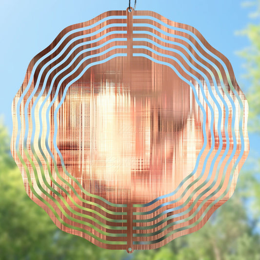 Gold wind spinner PNG sublimation design, preview