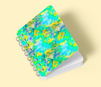 Neon Tie Dye Tileable Patterns, Colorful Backgrounds Digital Download