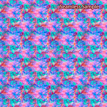 Neon Tie Dye Tileable Patterns, Colorful Backgrounds Digital Download