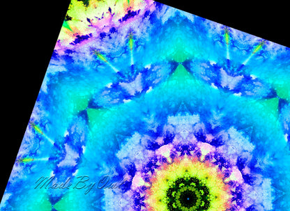 Mandala Art Digital Paper Pack, Seamless Geometric Pattern