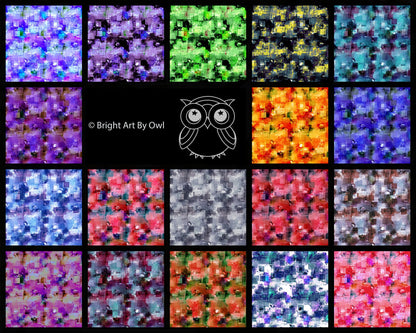 Pixel Art Printable Tileable Patterns, Pixel Digital Backgrounds