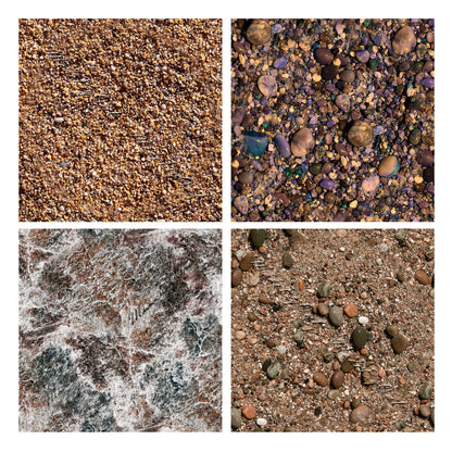 Stones and Pebbles Seamless Textures, Digital Backgrounds