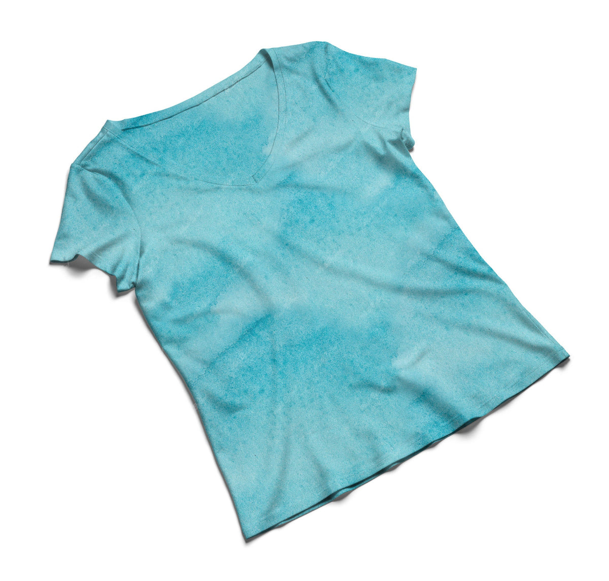 Turquoise Watercolor Texture, Seamless Background