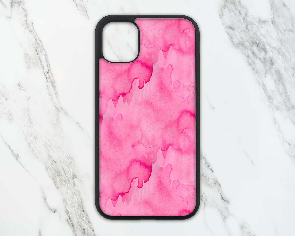 Pink Watercolor Background, Seamless Painted Texture