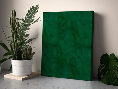 Dark Green Watercolor Background, Abstract Seamless Texture