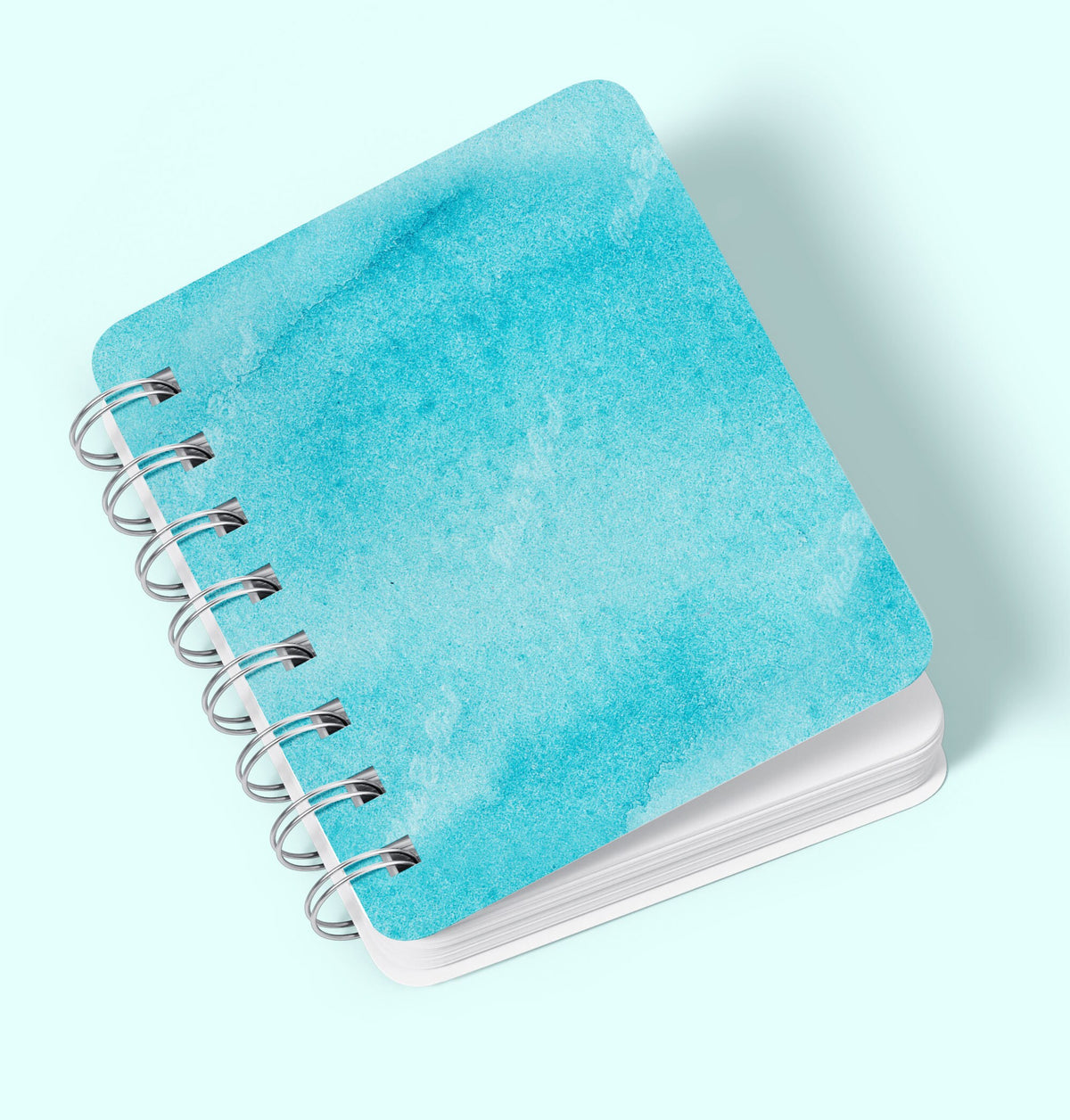 Turquoise Watercolor Texture, Seamless Background