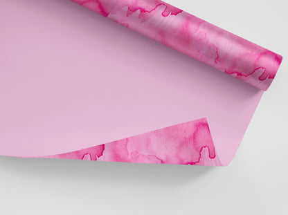 Pink Watercolor Background, Seamless Painted Texture
