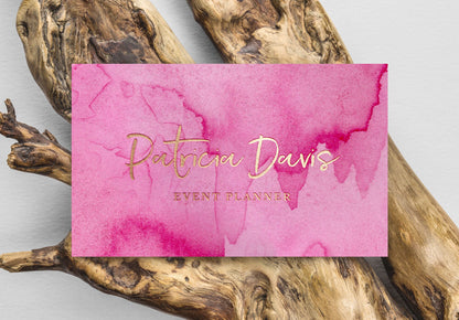 Pink Watercolor Background, Seamless Painted Texture