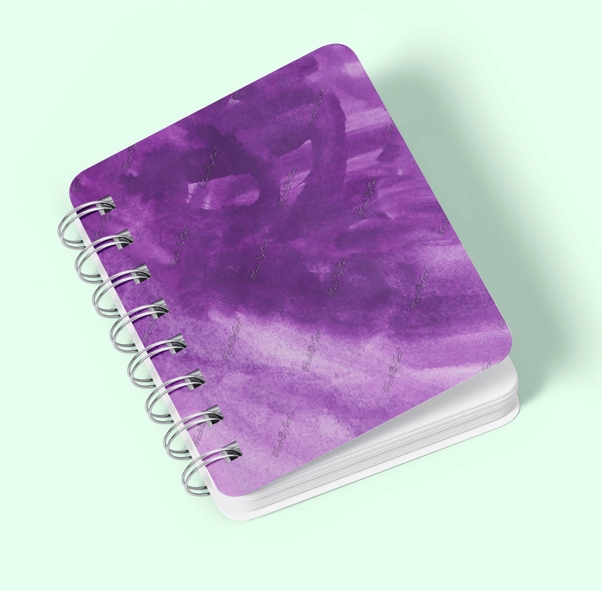 Purple Watercolor Background, Abstract Brush Stroke Texture