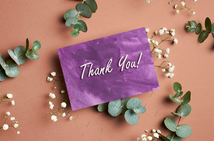 Purple Watercolor Background, Abstract Brush Stroke Texture