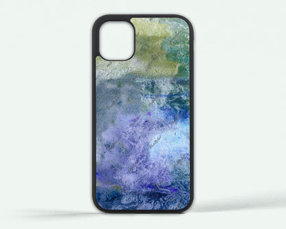 Green and Blue Grunge Background, Distressed Texture