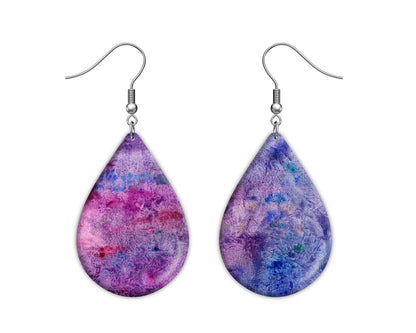 Purple and Pink Grunge Background, Distressed Texture