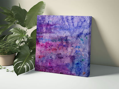 Purple and Pink Grunge Background, Distressed Texture