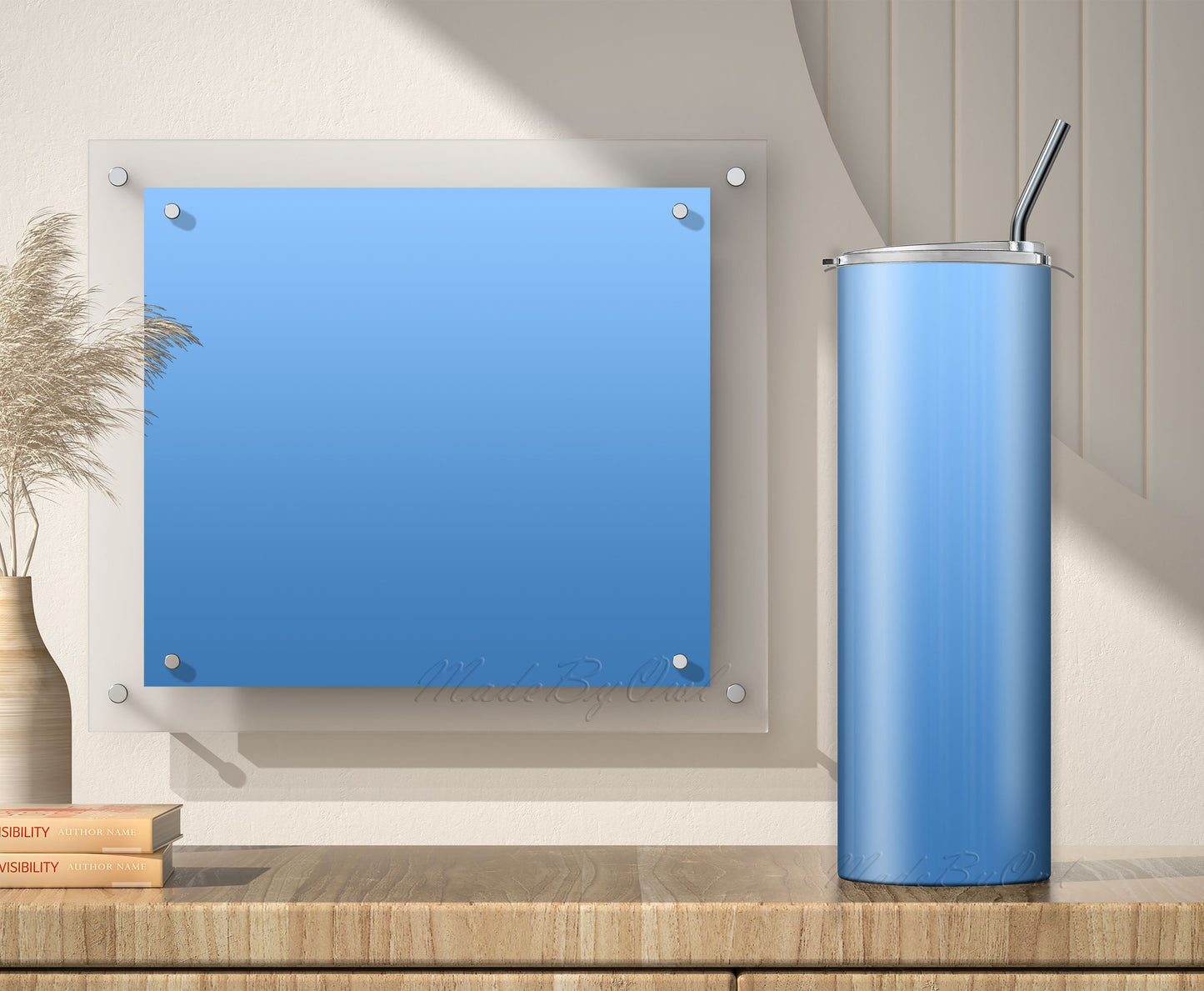 3 Light Blue 20oz tumbler sublimation designs