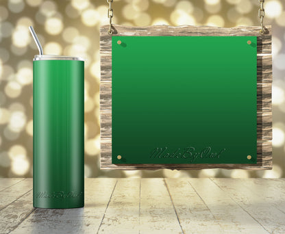 3 Green Gradient 20oz tumbler sublimation designs