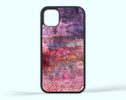 Dusty Pink and Purple Grunge Background, Distressed Texture