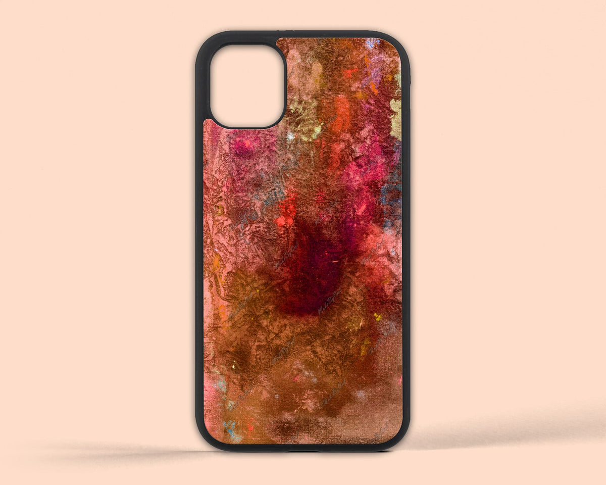 Brown and Burgundy Grunge Background, Distressed Texture