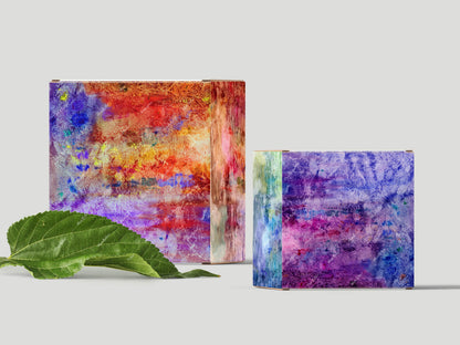 Purple and Pink Grunge Background, Distressed Texture