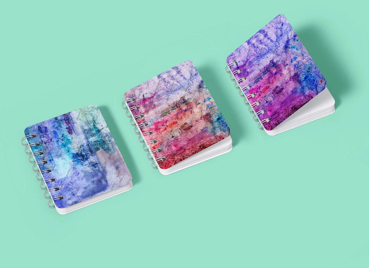 Purple and Blue Grunge Background, Distressed Texture