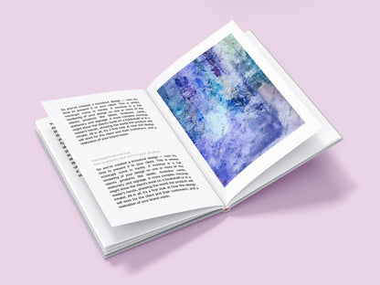 Purple and Blue Grunge Background, Distressed Texture