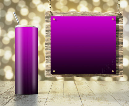 3 Purple Ombre 20oz tumbler sublimation designs