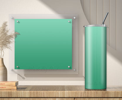 3 Lime or Mint Green 20oz tumbler sublimation designs