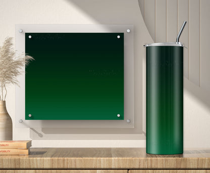 Dark Green Tumbler Sublimation Designs – 20oz, 3 PNG Wraps Mini Bundle