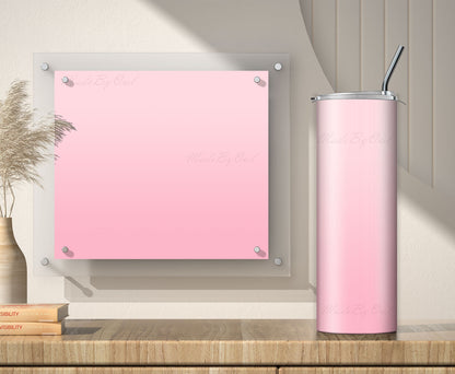 3 Blush Pink 20oz tumbler sublimation designs