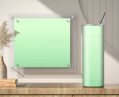 Lime Green Tumbler Sublimation Designs – 20oz, 3 PNG Wraps Mini Bundle