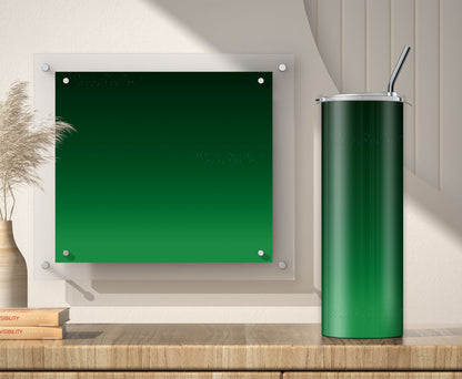 Dark Green Tumbler Sublimation Designs – 20oz, 3 PNG Wraps Mini Bundle