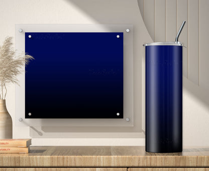 3 Blue to Black Ombre 20oz Tumbler Sublimation Designs, Wraps Mini Bundle