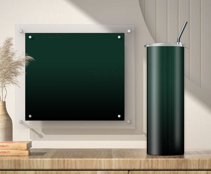 3 Dark Green to Black 20oz tumbler sublimation designs