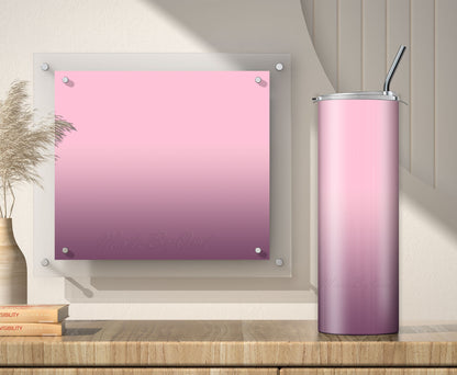 3 Dusty Purple and Dusty Pink tumbler sublimation designs