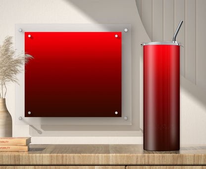 3 Red to Brown 20oz tumbler sublimation designs
