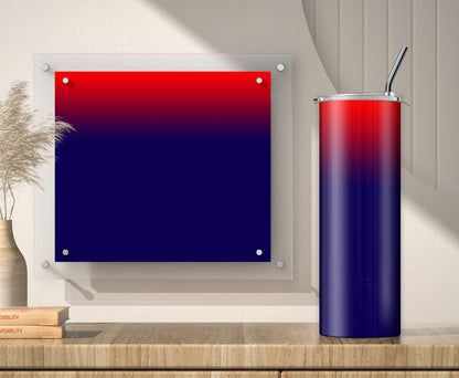 3 Red to Blue 20oz tumbler sublimation designs