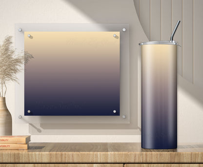 3 Beige to Navy Blue 20oz tumbler sublimation designs