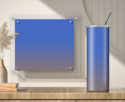 3 Blue to Grey 20oz tumbler sublimation designs