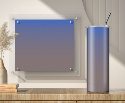3 Blue to Grey 20oz tumbler sublimation designs