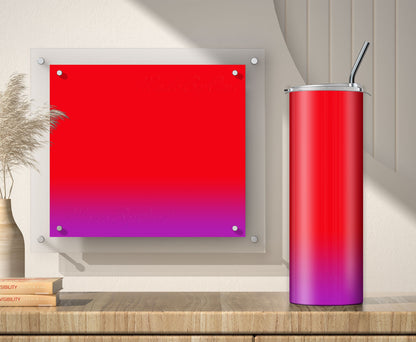 3 Red to Purple Ombre 20oz Tumbler Sublimation Designs, Wraps Mini Bundle