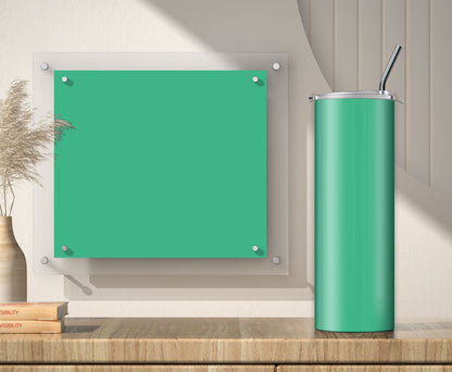 3 Greenish Pastel Tumbler Sublimation Designs – 3 PNG Wraps (20oz)