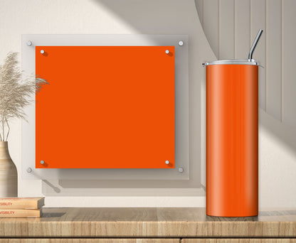 3 Orange Tumbler Sublimation Designs – 3 PNG Wraps (20oz)